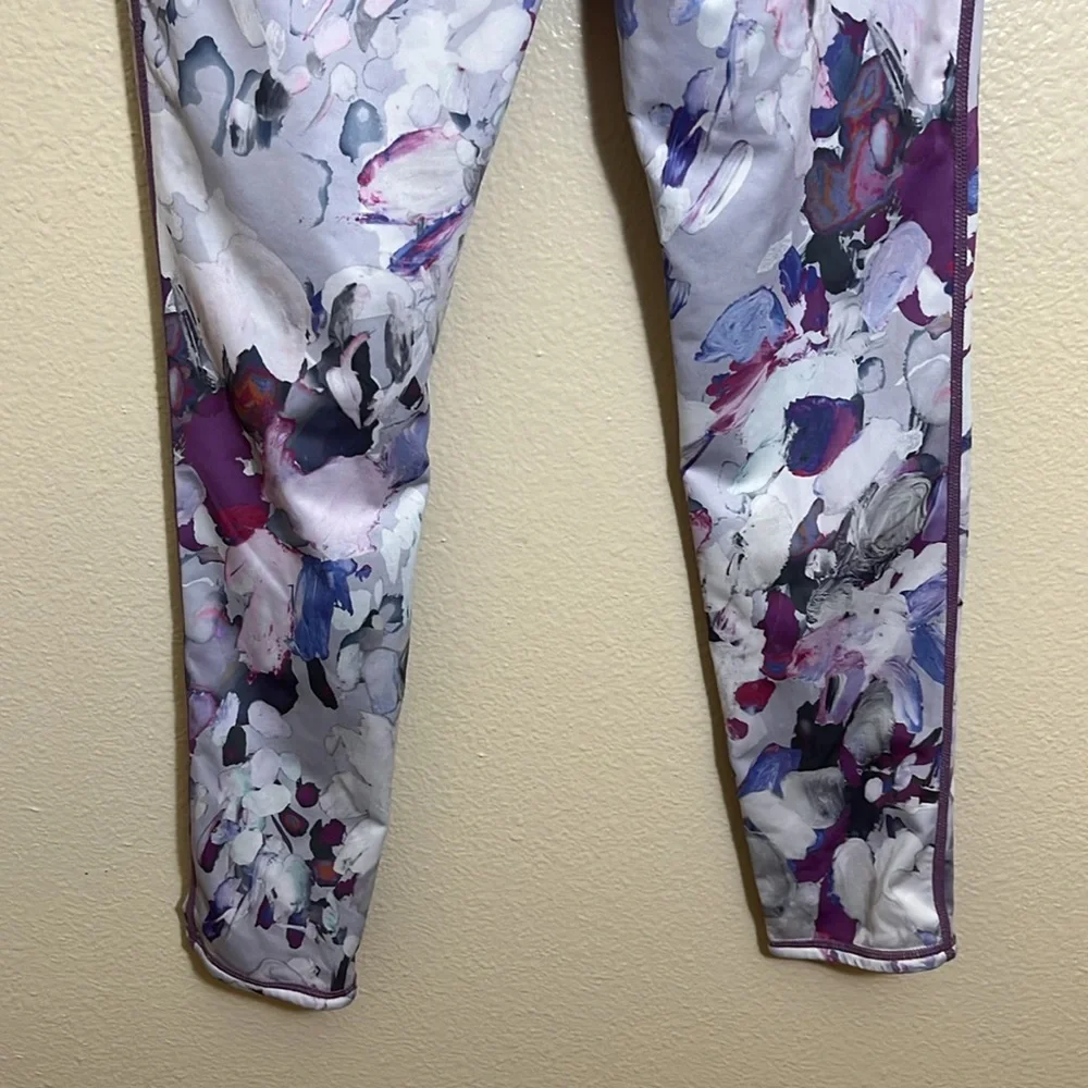 Zella Purple Print Athletic Leggings